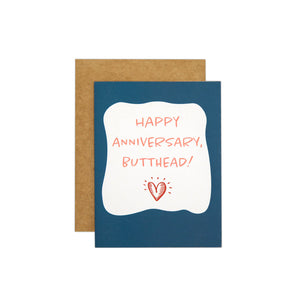 Happy Anniversary Butthead Card