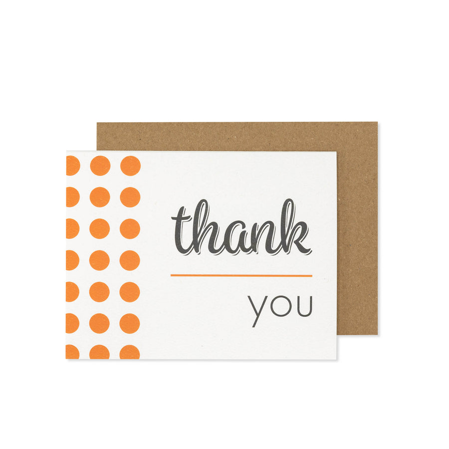 Thank You - Dots Card