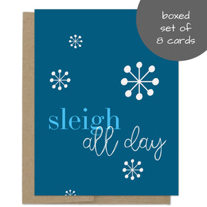 Sleigh all Day Christmas Cards Boxset